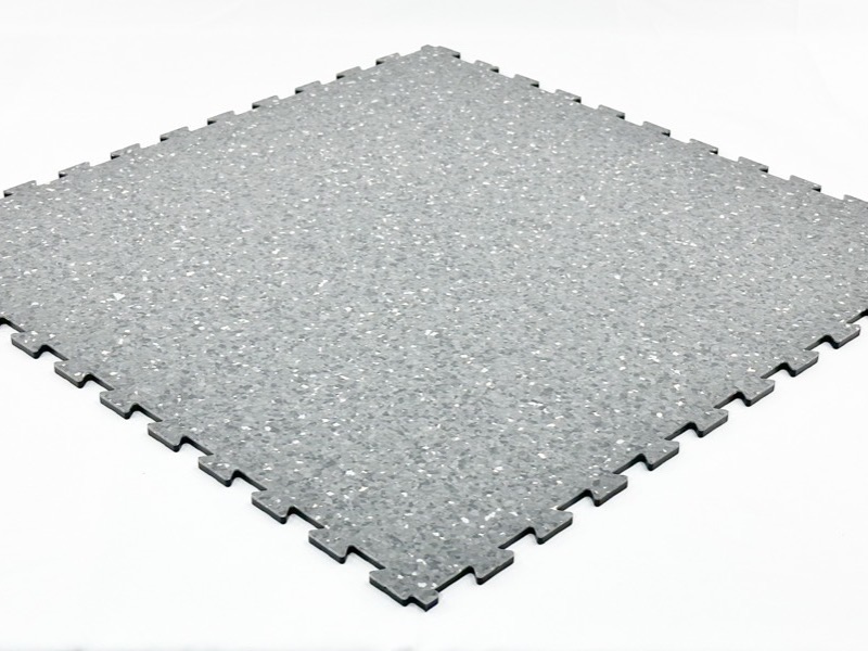WerkFloor Design Puzzle Platte in Dunkelgrau
